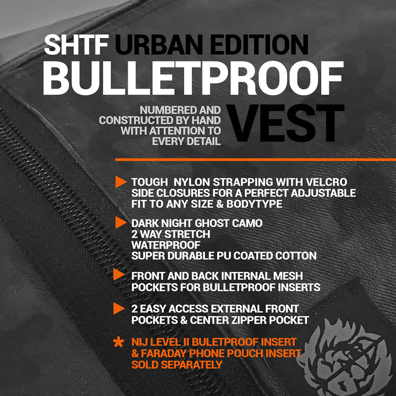 SHTF URBAN TACTICAL BULLETPROOF VEST